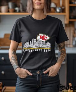 Kansas City 2024 skyline city shirt