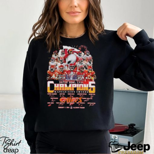 Kansas City Chiefs 2023 2024 Super Bowl LVIII T Shirt