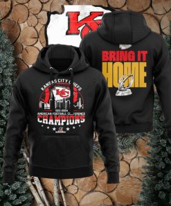 Kansas City Chiefs 2023 – 2024 American Football Conference Champions Bring It Home Hoodie