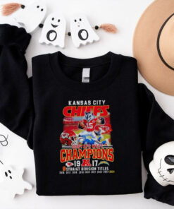Kansas City Chiefs 2024 AFC West Champions 9 Straight Division titles mascot shirt