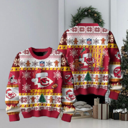 Kansas City Chiefs 2024 They Not Like Us Chiefs Christmas Ugly Sweater