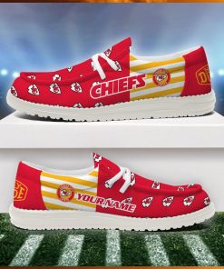 Kansas City Chiefs 2024 Version Personalized Hey Dude Shoes