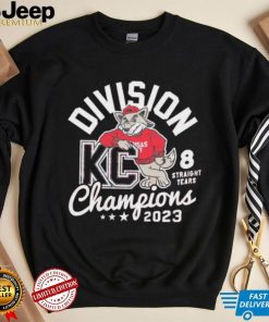 Kansas City Chiefs 8 straight years 2023 Division Champions shirt