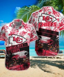 Kansas City Chiefs And Beach Short Casual Full Printing Hawaiian Shirt