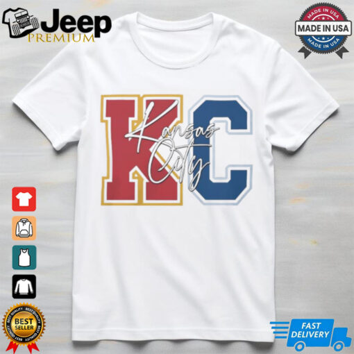 Kansas City Chiefs And Kansas City Royals KC logo shirt