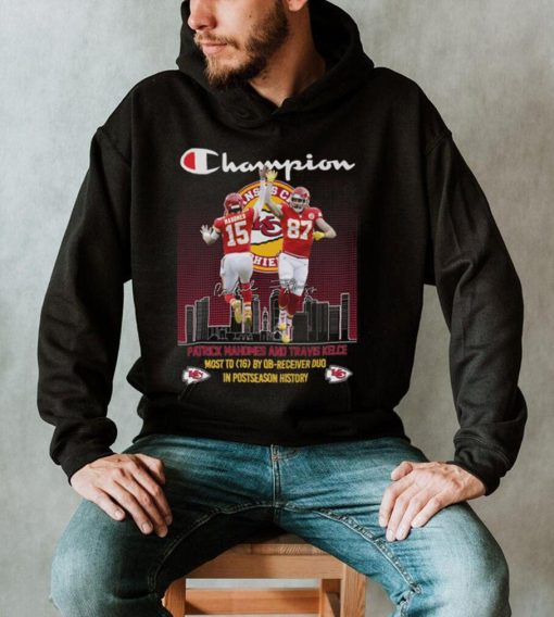 Kansas City Chiefs Champions Patrick Mahomes And Travis Kelce T Shirt