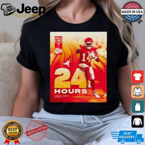 Kansas City Chiefs Cornell Powell 24 hours shirt