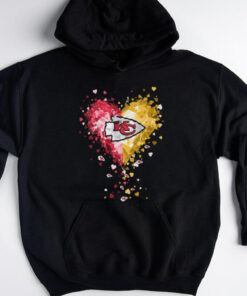 Kansas City Chiefs Crystal Heart Shirt