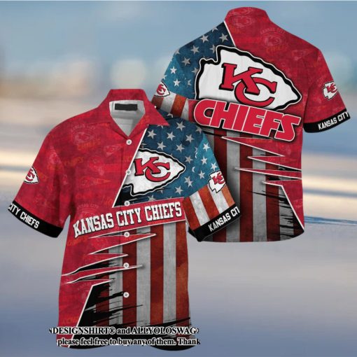 Kansas City Chiefs Customized For Sports Enthusiasts This Season Hot Version Hawaiian Shirt