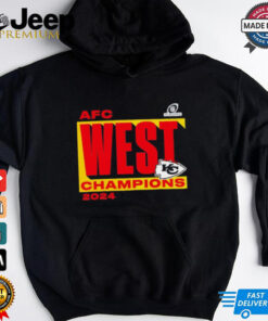 Kansas City Chiefs Fanatics 2024 AFC West Division Champions Conquer shirt