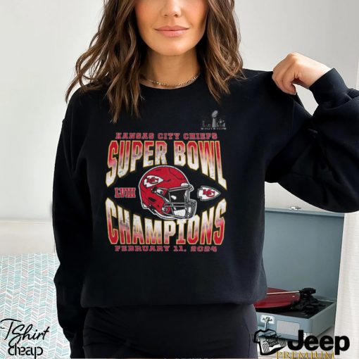 Kansas City Chiefs Fanatics Branded Women’s Super Bowl LVIII Champions Own the Moment T Shirt