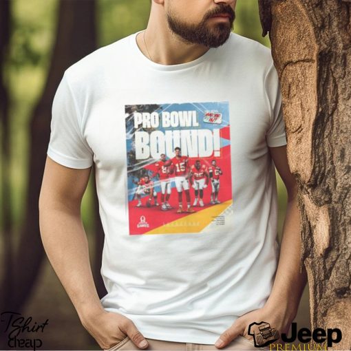 Kansas City Chiefs Five Chiefs Were Selected For NFL 2024 Pro Bowl Games Pro Bowl Bound Unisex T Shirt