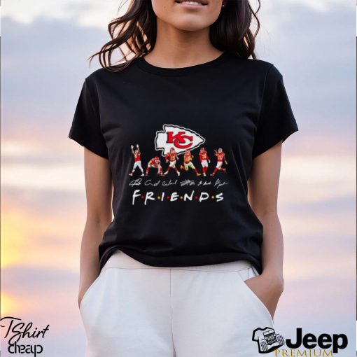 Kansas City Chiefs Friends tv show signatures shirt