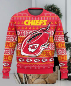 Kansas City Chiefs Holiday Touchdown Ugly Christmas Sweater