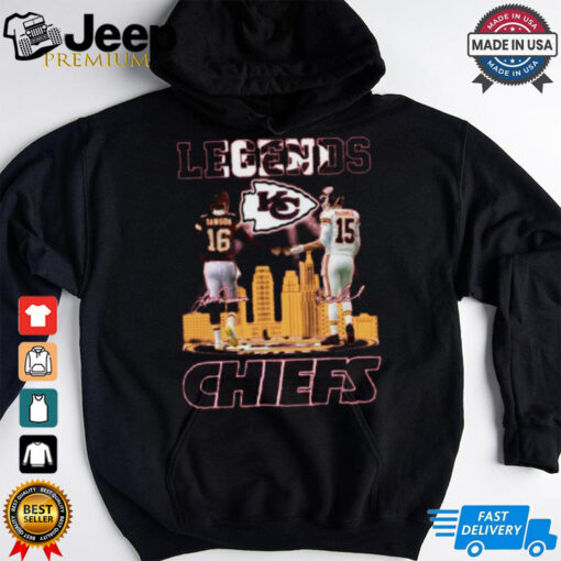 Kansas City Chiefs Legends Dawson And Mahomes T Shirt