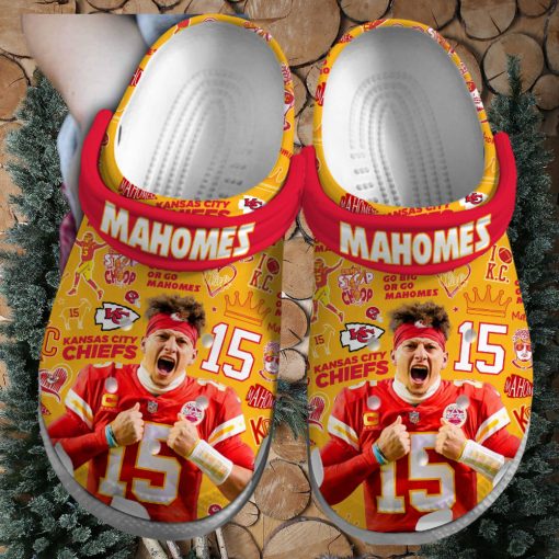 Kansas City Chiefs Mahomes NFL Sport Crocs Crocband Clogs Shoes Comfortable For Men Women and Kids – Footwearelite Exclusive