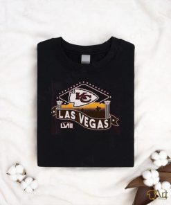 Kansas City Chiefs Majestic Threads Women's Super Bowl LVIII Vegas T Shirt