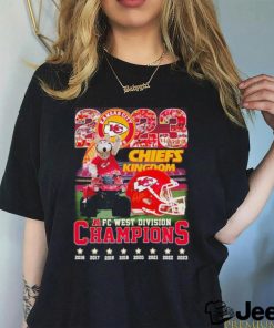 Kansas City Chiefs Mascot 2023 AFC West Division Champions Chiefs Kingdom Shirt