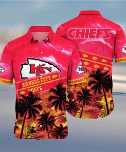 Kansas City Chiefs NFL Flower Summer Football Full Printed 3D Hawaiian Shirt