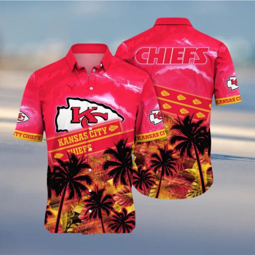 Kansas City Chiefs NFL Flower Summer Football Full Printed 3D Hawaiian Shirt