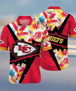 Kansas City Chiefs NFL Flower Summer Football Full Printed Hawaiian Shirt