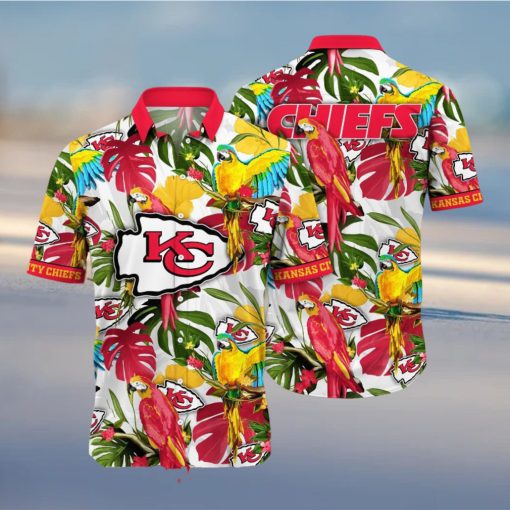 Kansas City Chiefs NFL Flower Summer Football Full Printing Hawaiian Shirt