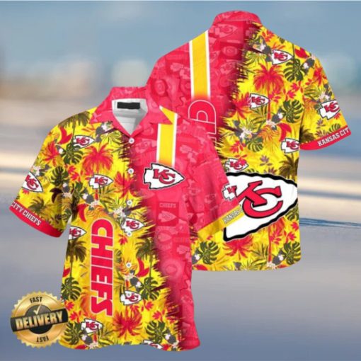 Kansas City Chiefs NFL Hawaiian Shirt Beach Shorts