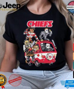 Kansas City Chiefs NFL Horror Characters Movie Hippie Halloween Shirt