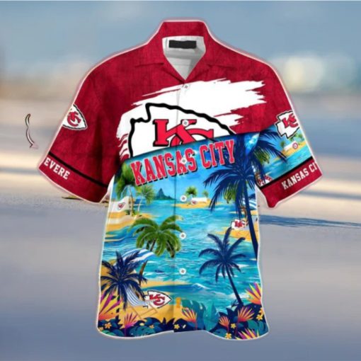 Kansas City Chiefs NFL Personalized Hawaiian Shirt Beach Shorts