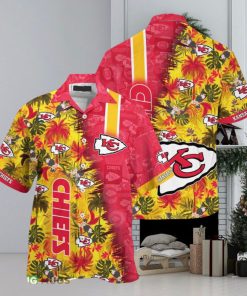 Kansas City Chiefs NFL Team Football Button Down Hawaiian Shirt For Fans Men And Women Gift Aloha Beach