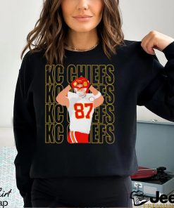 Kansas City Chiefs Player 87 Travis Kelce Heart Hands Shirt