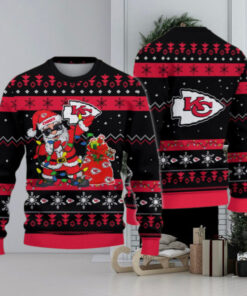 Kansas City Chiefs Santa Claus Ugly Christmas Sweater