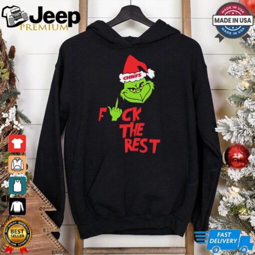 Kansas City Chiefs Santa Grinch Fuck The Rest Christmas 2024 Shirt