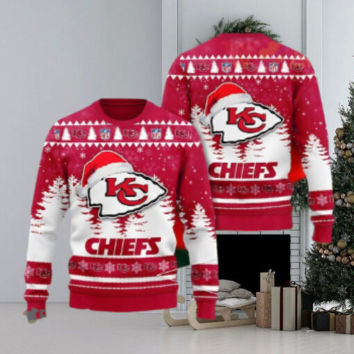 Kansas City Chiefs Santa Spirit Ugly Christmas Sweater