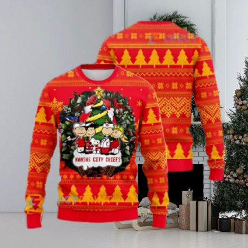 Kansas City Chiefs Snoopy The Peanuts Friends Ugly Christmas Sweater