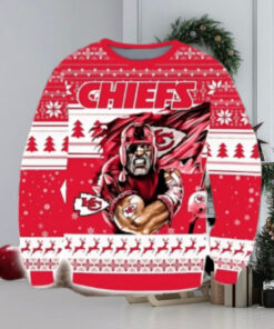 Kansas City Chiefs Superhero Holiday Ugly Christmas Sweater