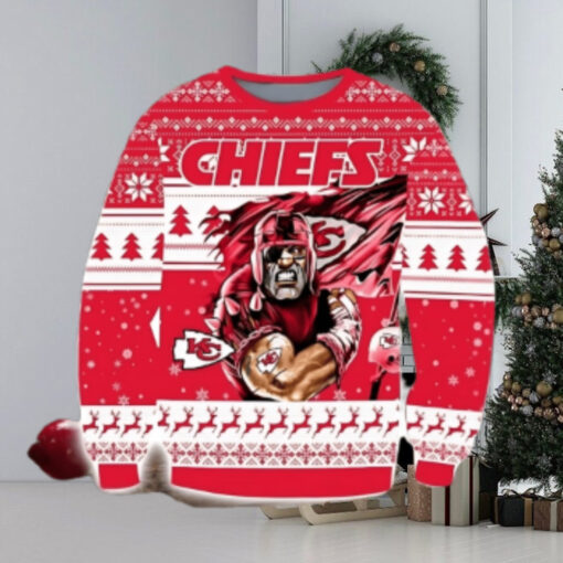 Kansas City Chiefs Superhero Holiday Ugly Christmas Sweater