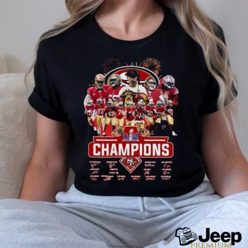 Kansas City Chiefs Team Champions Signature Super Bowl 2024 Shirt