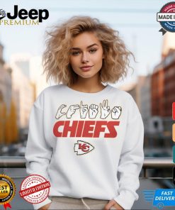 Kansas City Chiefs The NFL ASL Collection by Love Sign American Sign Language T Shirt