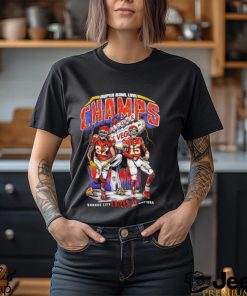 Kansas City Chiefs Travis Kelce Patrick Mahomes Super Bowl LVIII Champs skeletons shirt