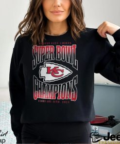 Kansas City Chiefs WEAR by Erin Andrews Women's Super Bowl LVIII Champions Shirt