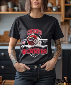 Kansas City Chiefs Winners Champions 2023 Super Wild Card NFL Divisional Helmet Logo T Shirt