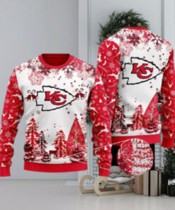 Kansas City Chiefs Winter Wonderland Ugly Christmas Sweater