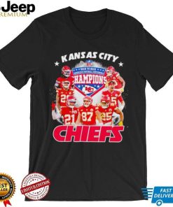 Kansas City Chiefs back to back AFC Champions players shirt