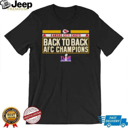 Kansas City Chiefs back to back AFC Champions shirt