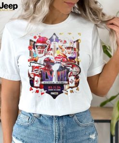 Kansas City Chiefs vs San Francisco 49ers Super Bowl 2024 card shirt