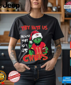 Kansas City Christmas They Hate Us Because They Ain't Us Chiefs Shirt