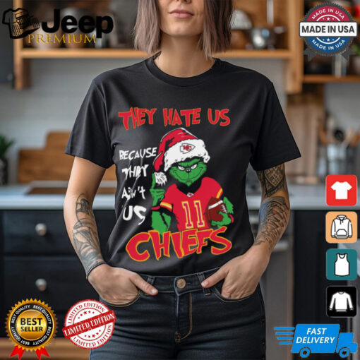 Kansas City Christmas They Hate Us Because They Ain’t Us Chiefs Shirt