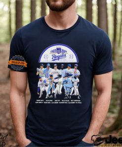 Kansas City Royals 55th 1969 2024 Member History Signatures shirt