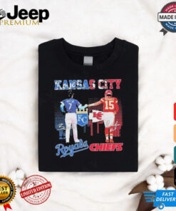 Kansas City Royals Bobby Witt Jr. Kansas City Chiefs Patrick Mahomes Stars 2024 Signatures Shirt